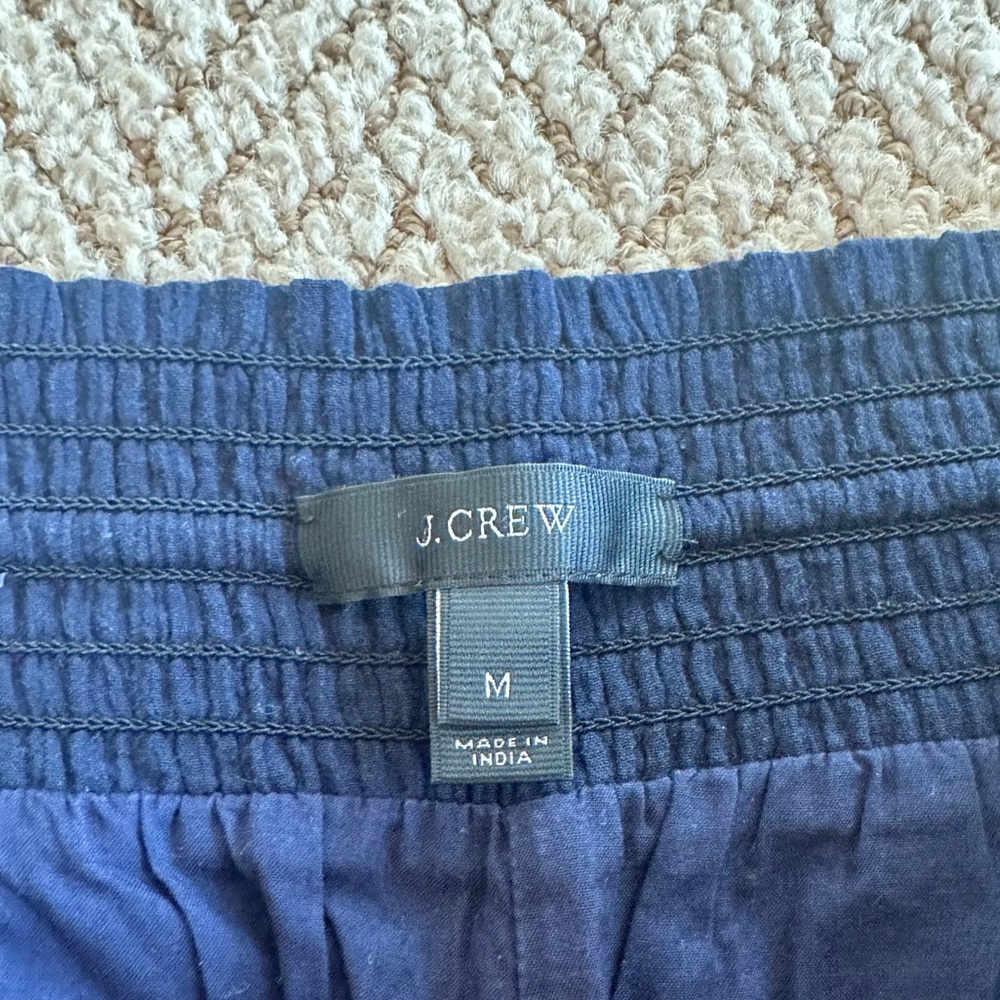 J. Crew Embroidered Mosaic Pull- On Shorts Size M - Picture 3 of 4